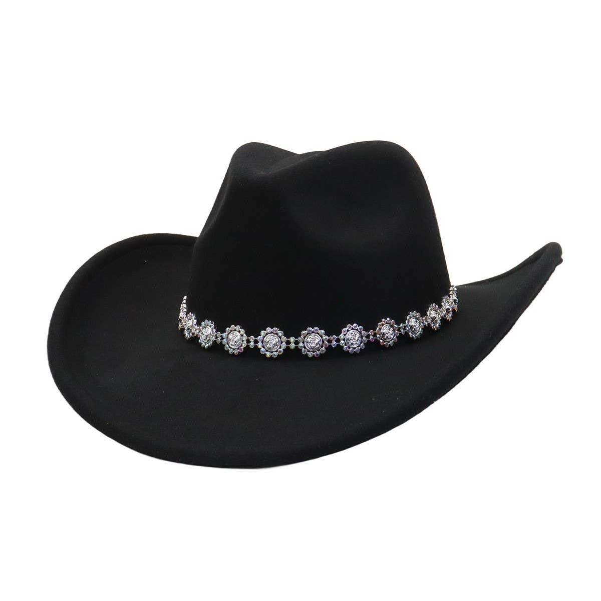 MEN WOMEN FELT COWBOY FEDORA WESTERN_CWAH04431