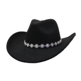 MEN WOMEN FELT COWBOY FEDORA WESTERN_CWAH04431