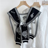 FLORAL KNIT SHAWL LIGHT CARDIGAN SCARF FOR WOMEN_CWASC0847