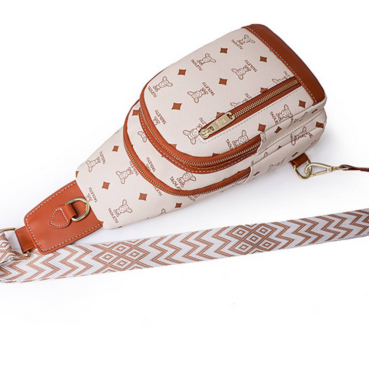 OUTDOOR LEISURE PRINTED SHOULDER BAG MESSENGER BAG_CWAB2719