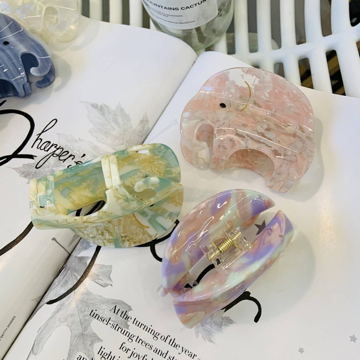 Cartoon Animal Elephant Simple Hairpin_Cwaha2151