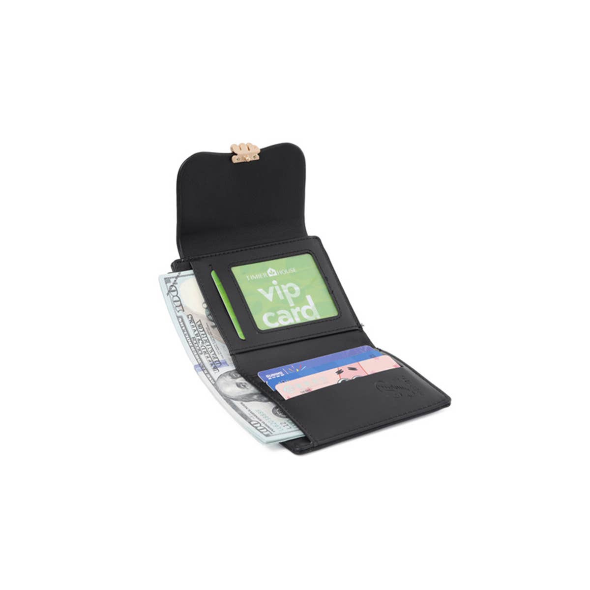 Fresh Sweet Print 3-Fold Zipper Wallet_Cwab06259
