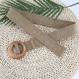 Cwabe1176_Round Wooden Buckle Pp Straw Woven Belt