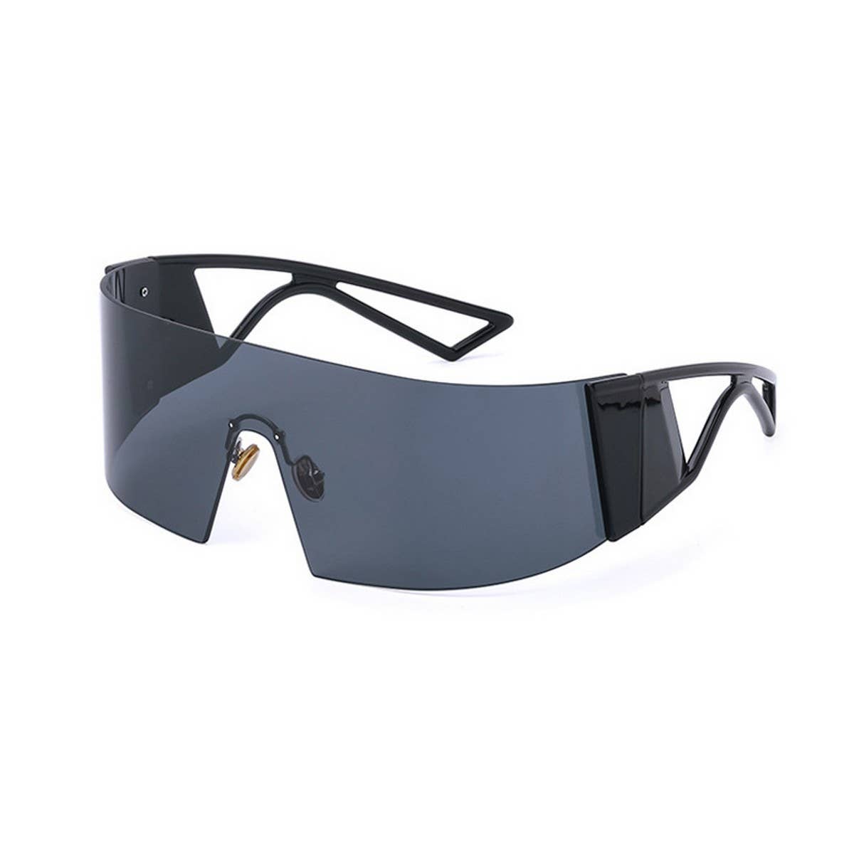 ONE LENS SUNGLASSES LARGE FRAME SPORTS SUNGLASSES_CWASG0582