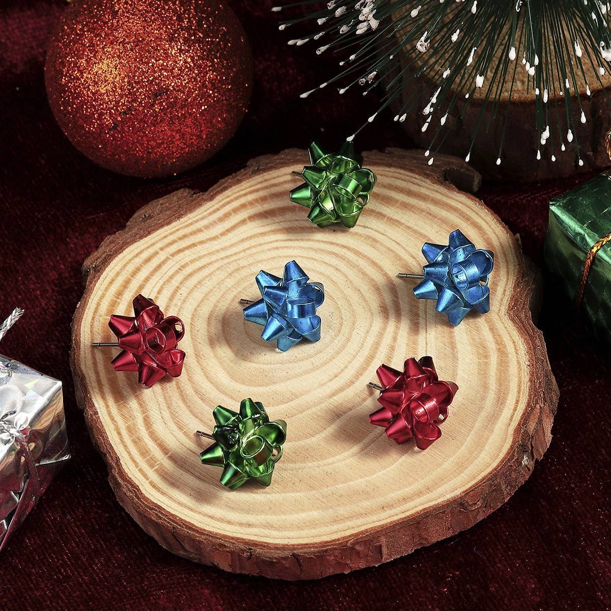 CHRISTMAS EARRING COMBINATION CARTOON EARRING SET_CWMM2611