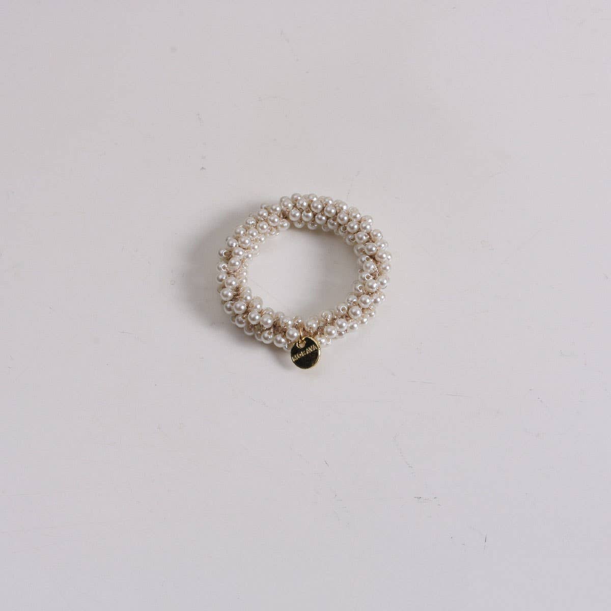 NEW CUTE PEARL HAIR TIE HIGH END ELASTIC BAND_CWAHA6764