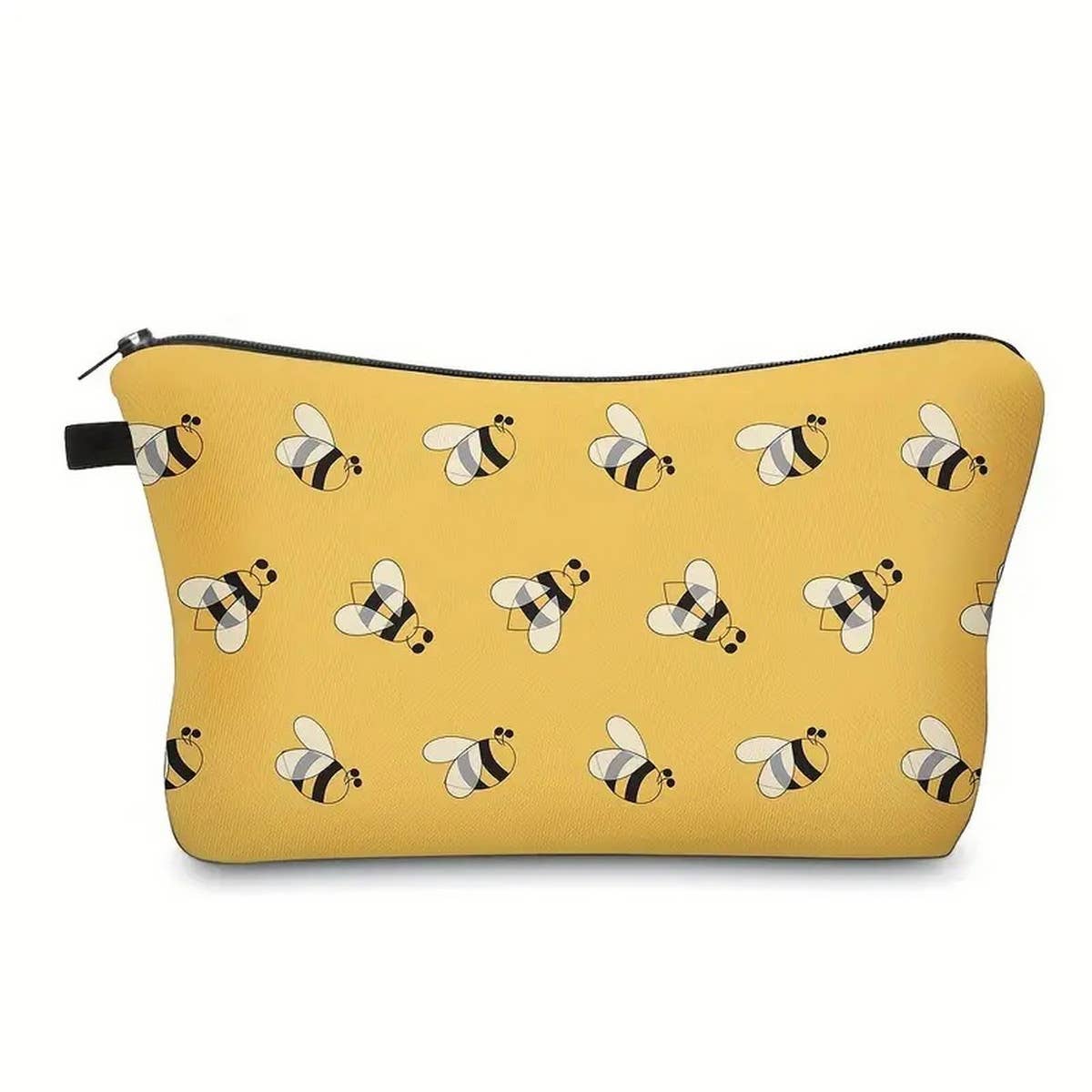BEE PATTERN DOUBLE SIDED PRINTED COSMETIC BAG_CWAB2258