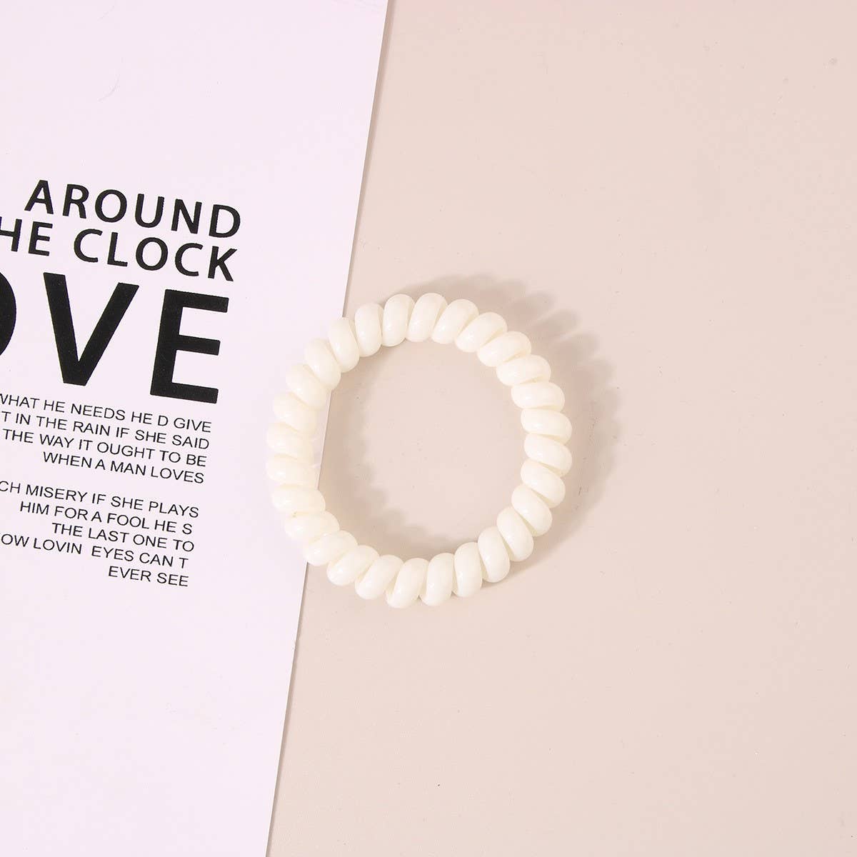 Cwaha1108_Simple Phone Line Hair Tie