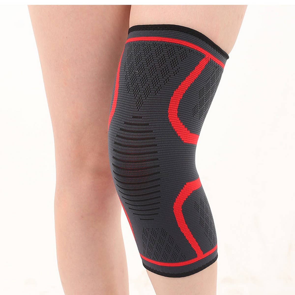 SPORT KNEE BRACE WITH ANTI SLIP ELASTIC SUPPORT_CWMM7880