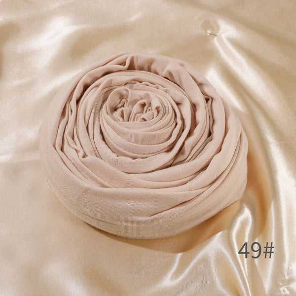 SOLID COLOR MERCERIZED COTTON JERSEY HEADSCARF_CWASC2447