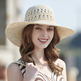 2024 NEW SUNSHADE LARGE BRIM STRAW HAT_CWAH1336