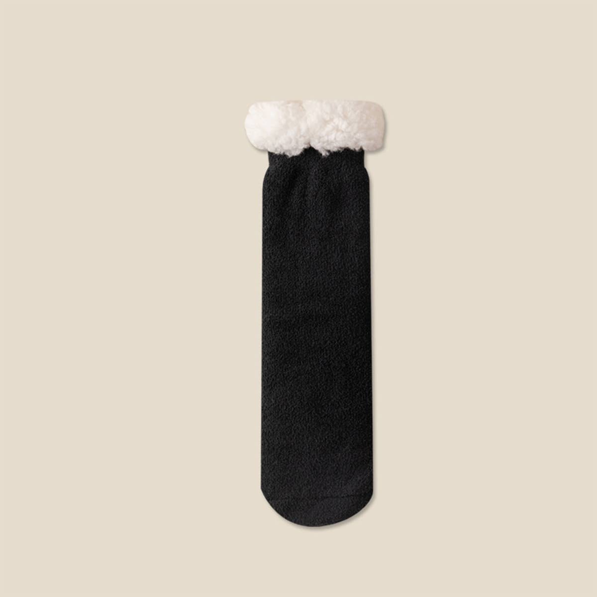 THICKENED FLEECE LADIES MID CALF SOCKS_CWMS0777