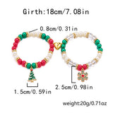 CHRISTMAS SNOWFLAKE PENDANT MAGNETIC BRACELET_CWAJE2387