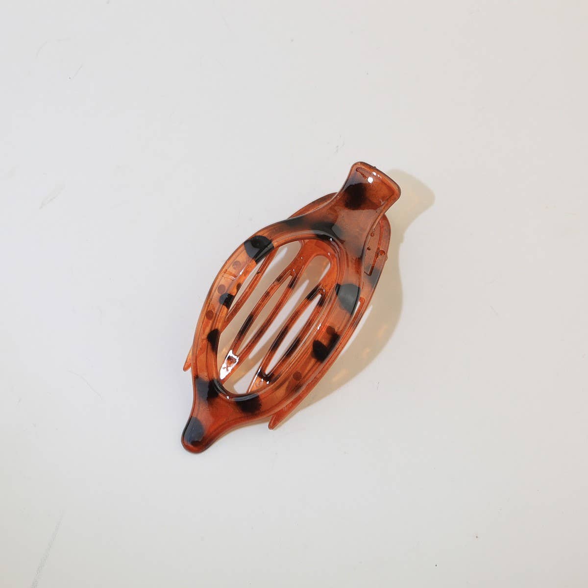 Glossy Matte Oval Hair Clip-Large Duckbill Style_Cwaha07479