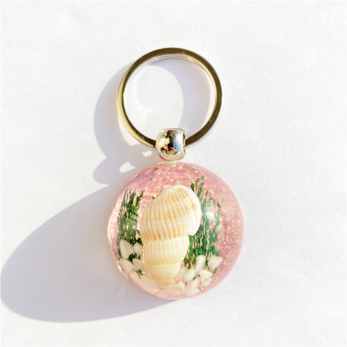 NEW CREATIVE CONCH CAR KEYCHAIN PENDANT_CWMM3712