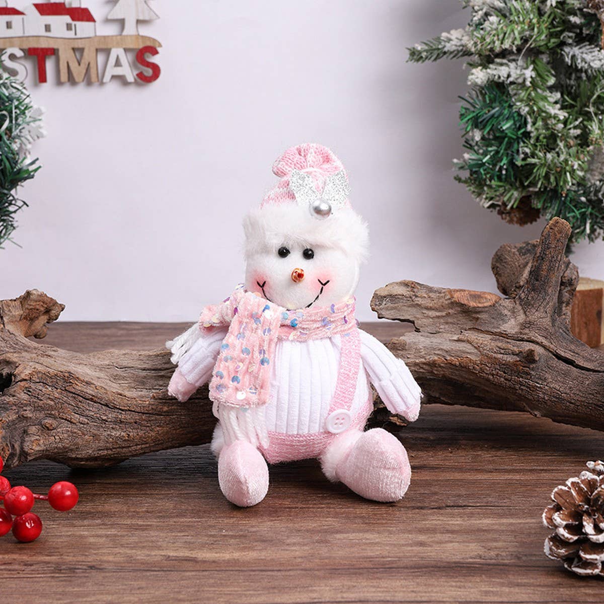 PINK DOLL CHRISTMAS DECORATION PENDANT ORNAMENTS_CWMM2763