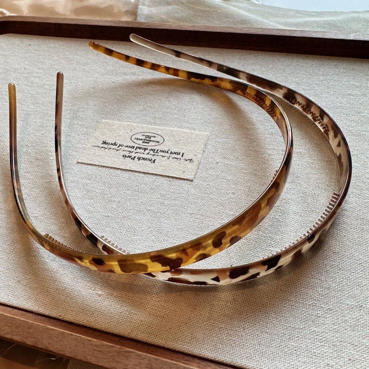 LEOPARD PRINT CLASSIC RETRO FRENCH HEADBAND_CWAHA2684