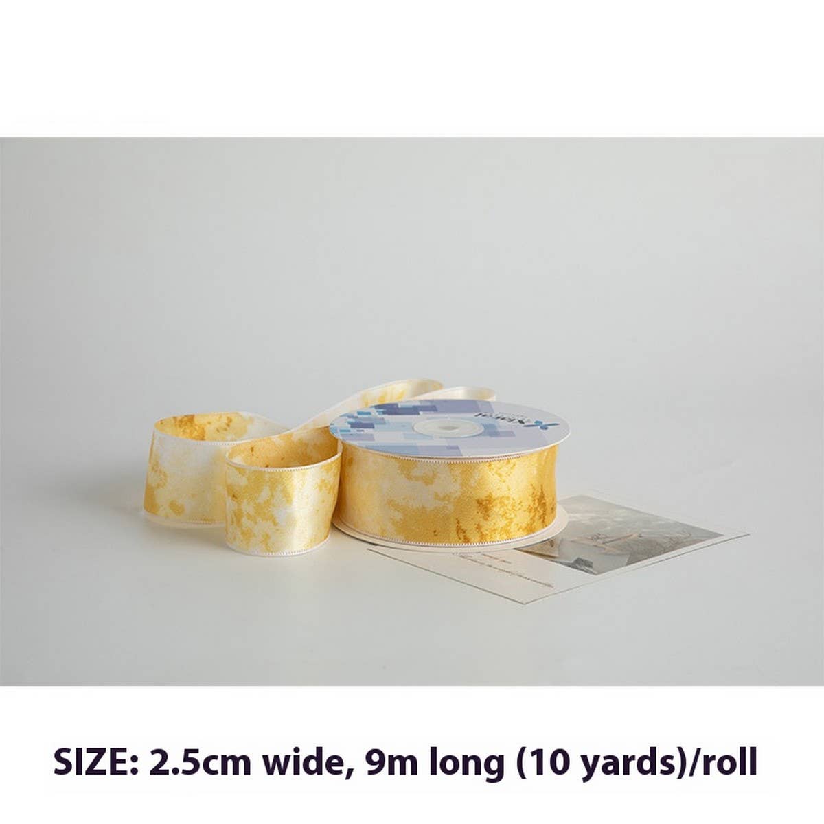 DIY FLORAL SILK GIFT PACKAGING RIBBON_CWMM5767