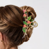 STRAWBERRY HAIR CLAW CLIP FOR WOMEN LARGE CUTE_CWAHA0539