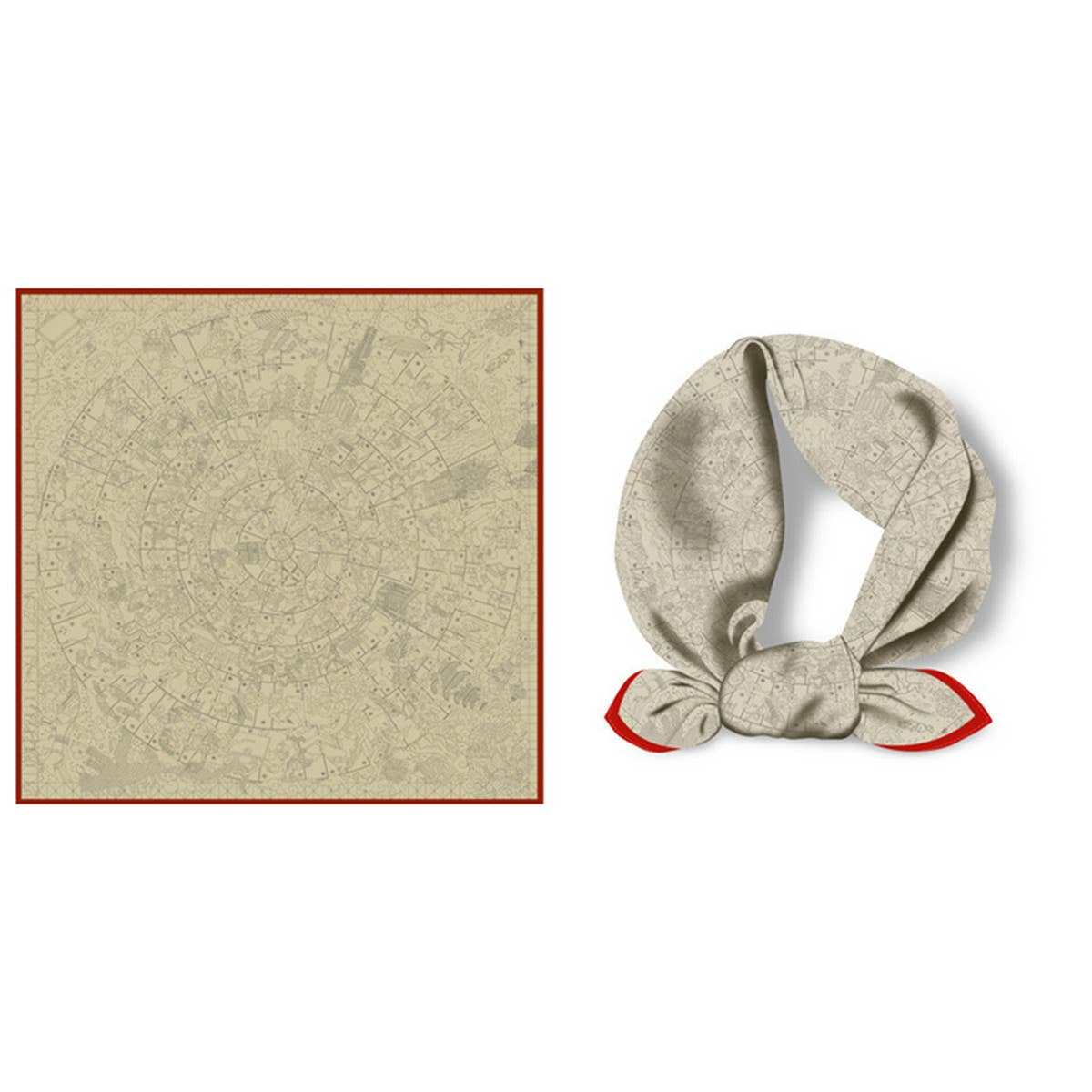 BOHO TREE PRINT SILK SCARF LUXURIOUS NECK WRAP_CWASC0644