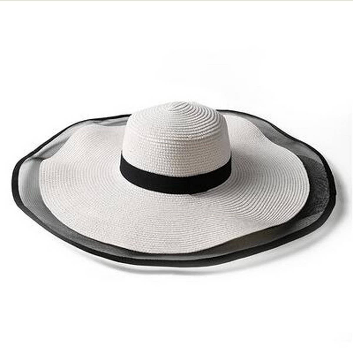 OVERSIZED BRIM MESH FISHERMANS HAT SUNSHADE HAT_CWAH1165