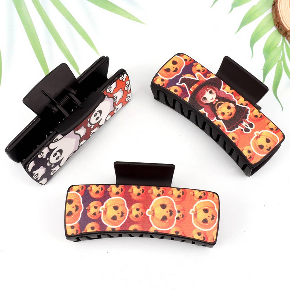 HALLOWEEN EUROPEAN AND AMERICAN PRINT HAIRPIN_CWAHA1465
