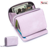 SHORT MULTIFUNCTIONAL LARGE CAPACITY LEATHER WALLET_CWAB3792