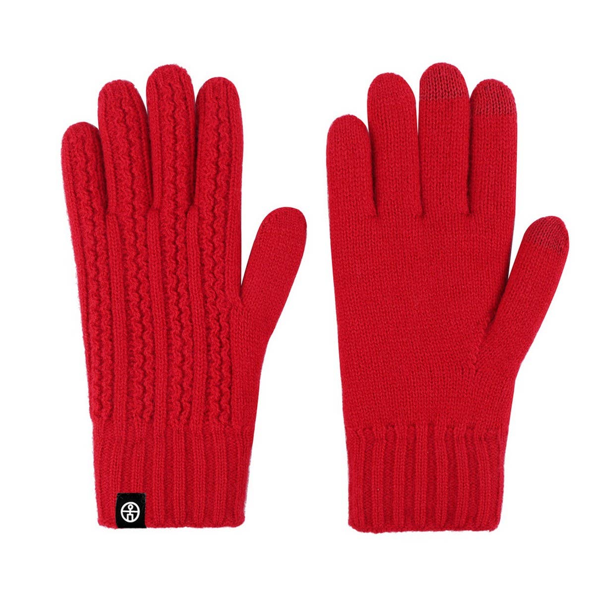 OUTDOOR COLD PROOF SOLID COLOR KNITTED GLOVES_CWAG0396