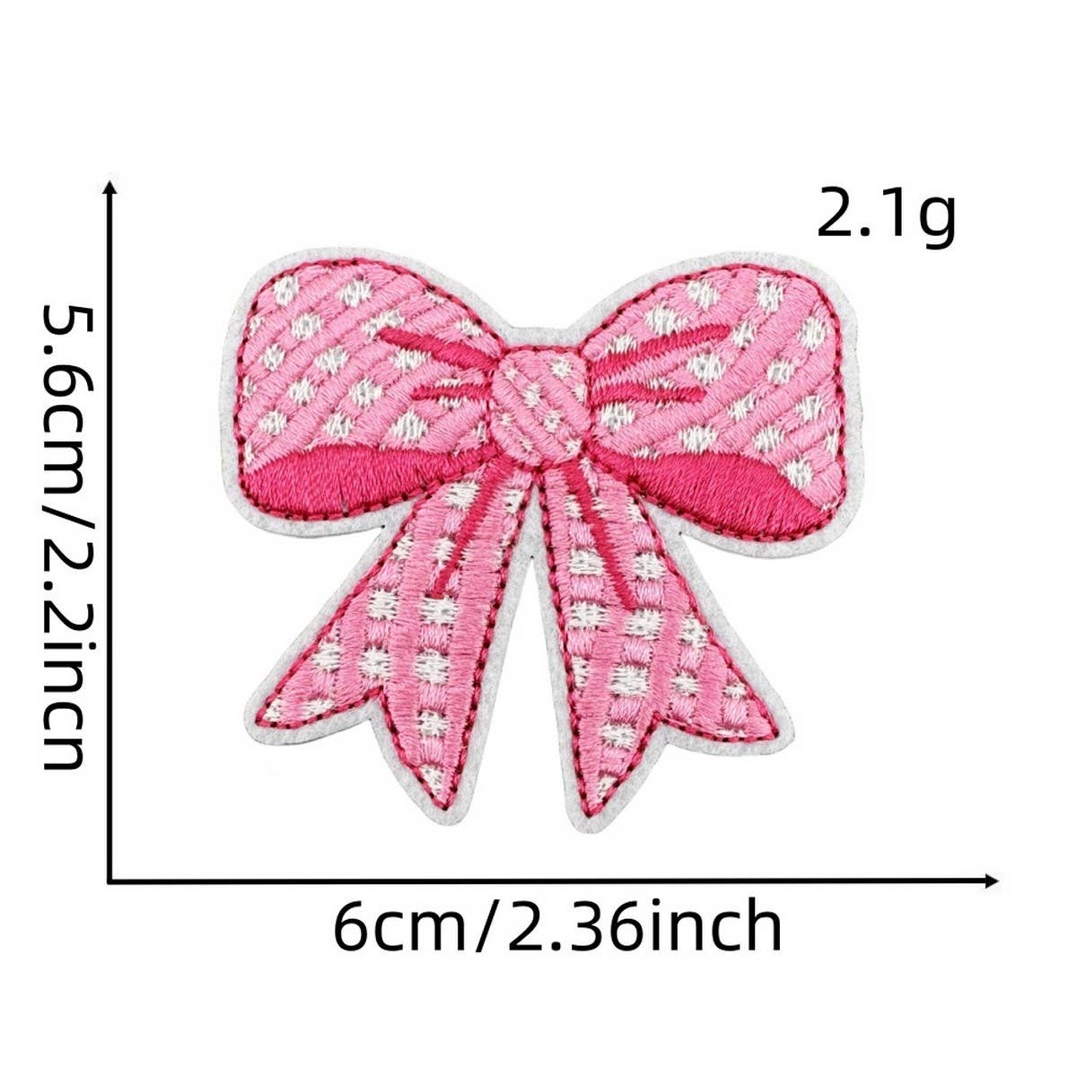 NEW PINK BOW SERIES EMBROIDERED PATCHES_CWMM4019