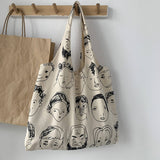 ILLUSTRATED LITERARY SUMMER TOTE BAG_CWAB2141