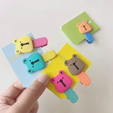 CHILDRENS CUTE LONG NOSE BEAR HAIR CLIP_CWAHA1822