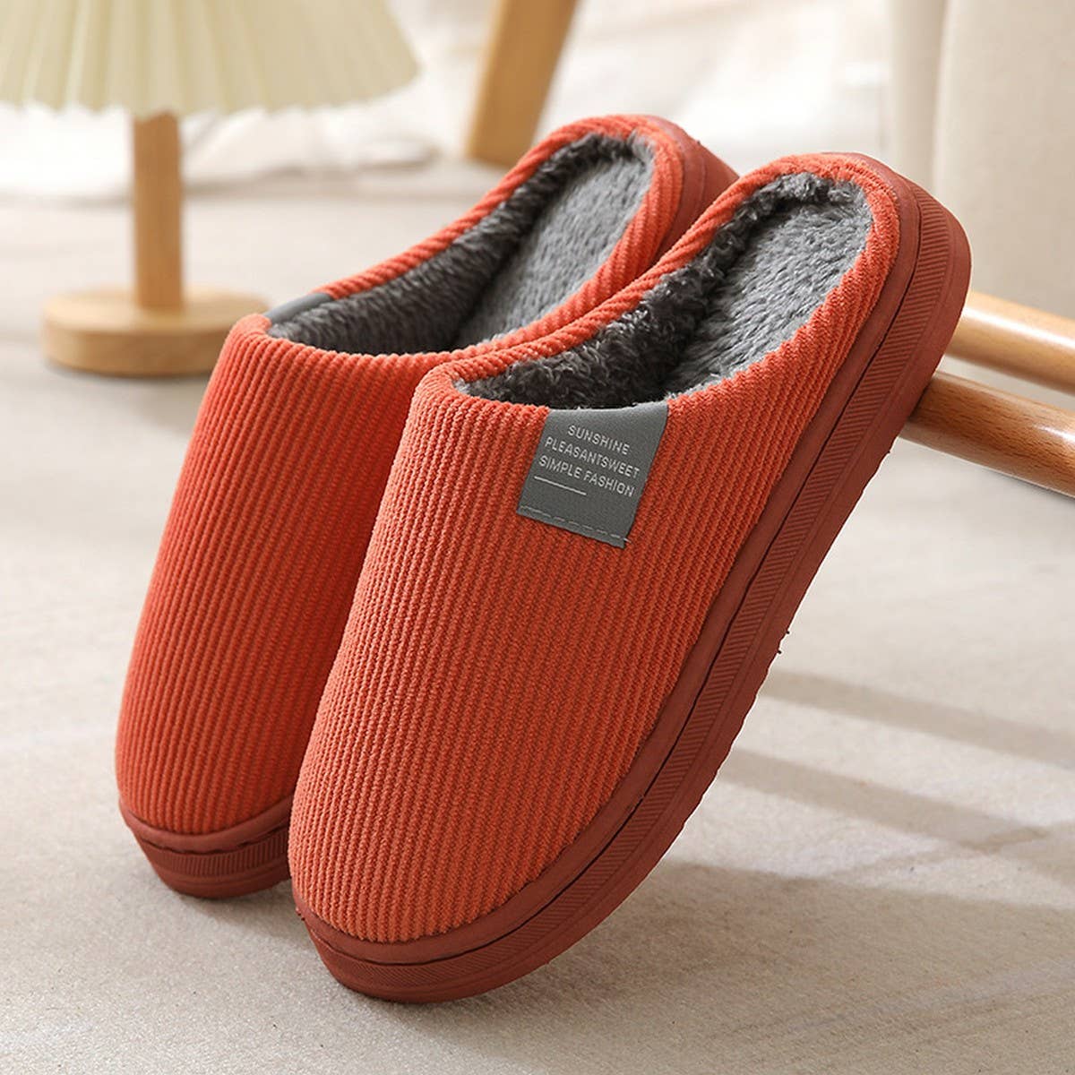 MINIMALIST WARMIES SLIPPERS BEDROOM SLIPPERS_CWSHS0265