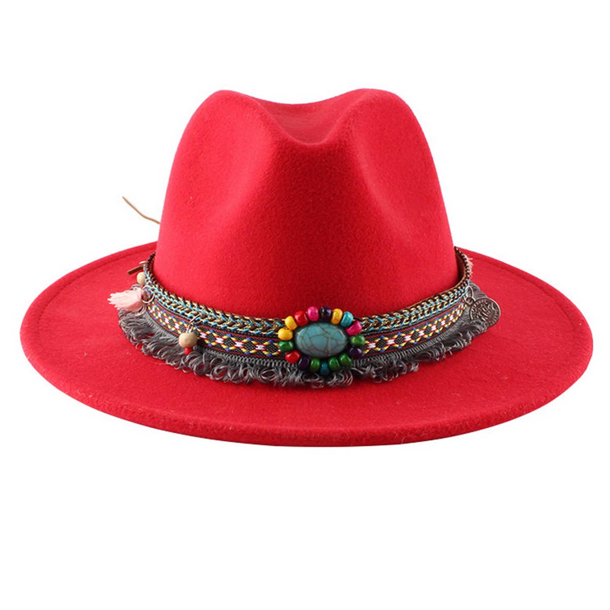 Women Retro Warm Felt Hat Jazz Hat_Cwah0753