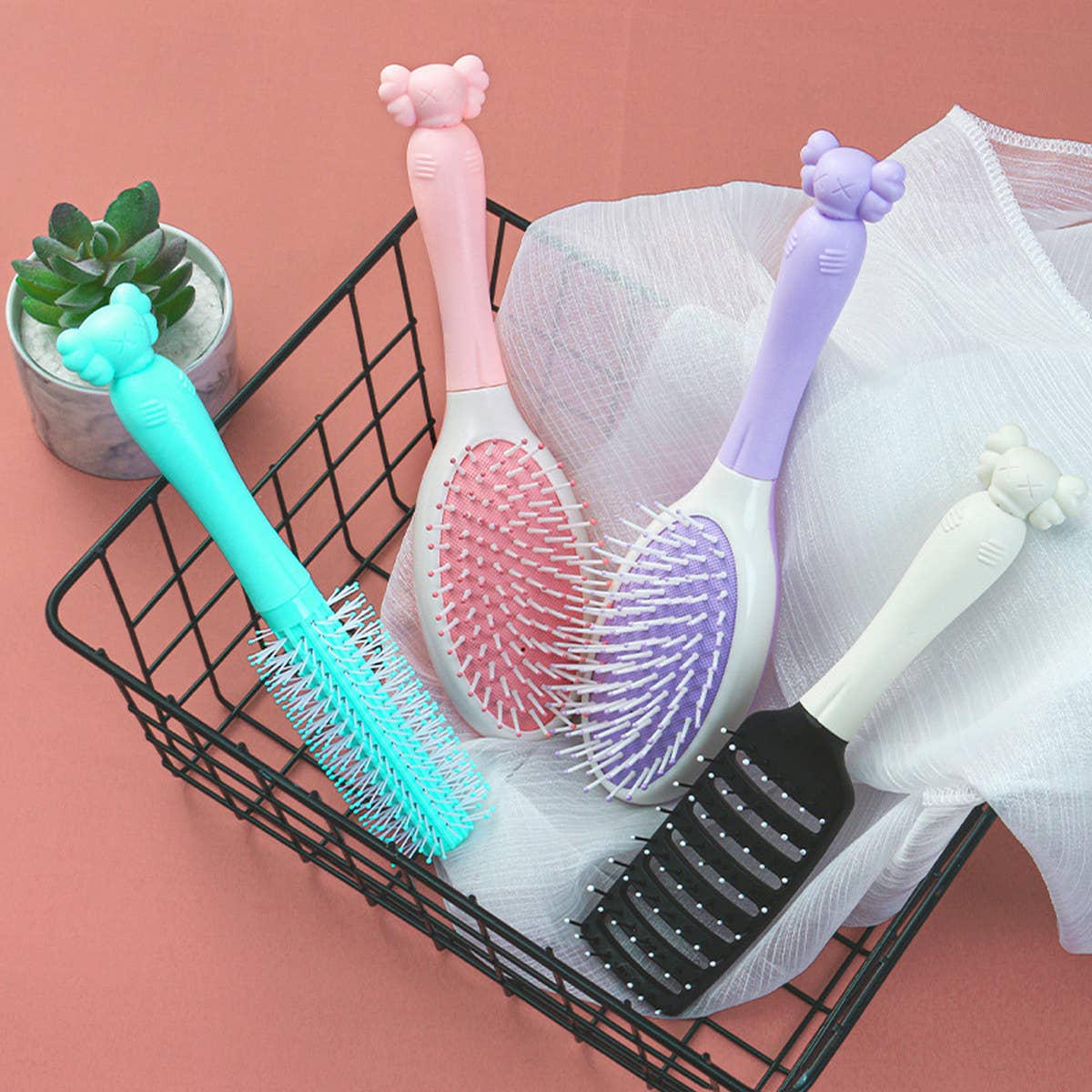 MASSAGING ROLLER COMB FOR LONG HAIR CURLY HAIR_CWMM0935