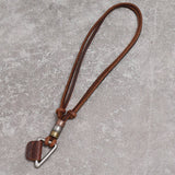 BROWN PERSONALITY SIMPLE LEATHER NECKLACE_CWMM4579