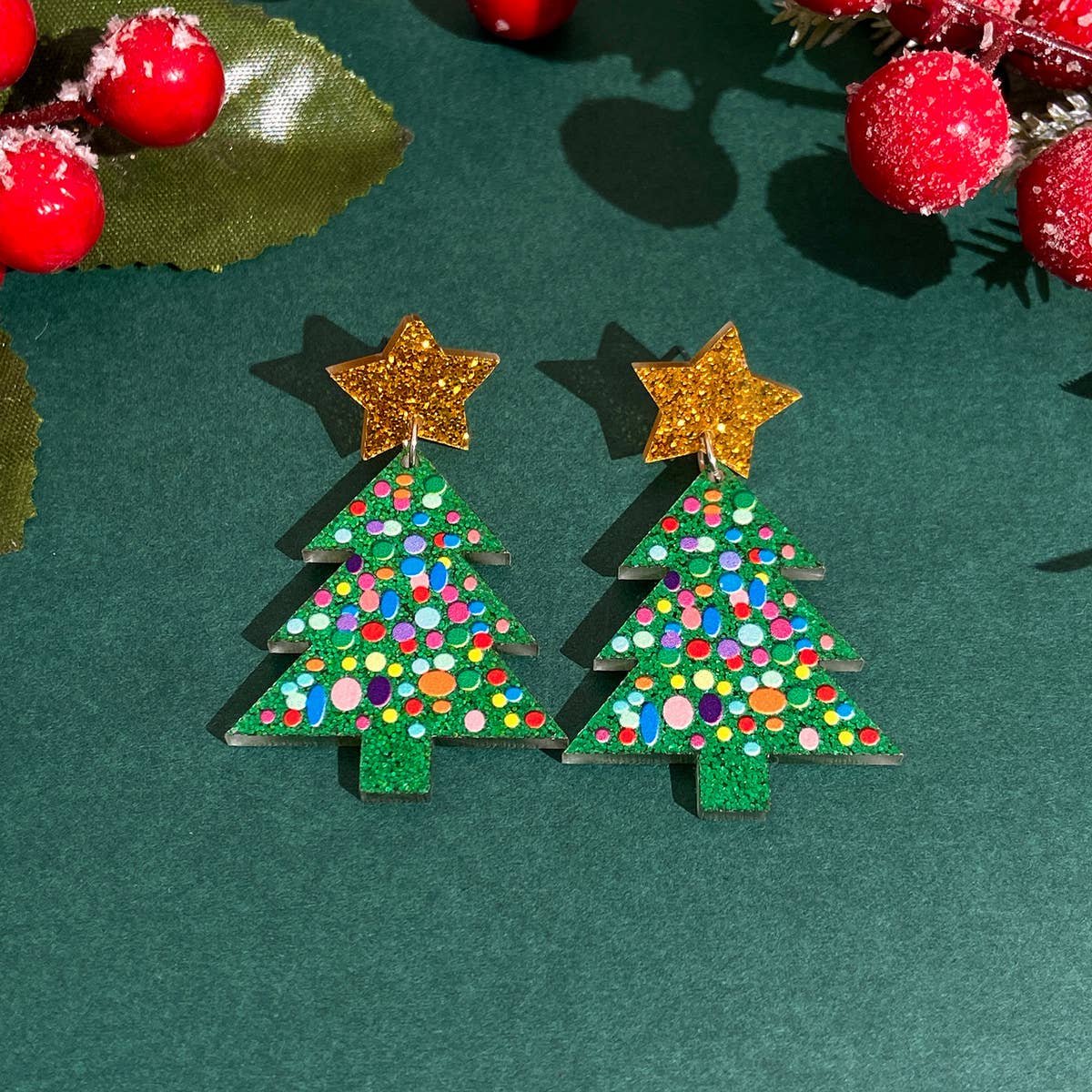 2024 NEW CHRISTMAS HAT SHEEP EARRINGS_CWAJE2404