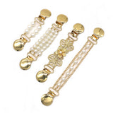 NEW STYLE LADIES PEARL CHAIN VERSATILE SHAWL CLIP_CWMM2196