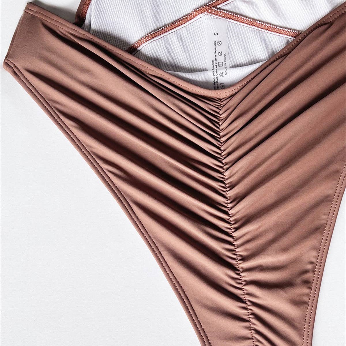 CROSS CONTRAST ONE PIECE SWIMSUIT_CWMW0279