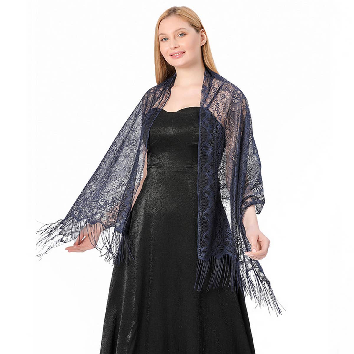 HOLLOW NEW STYLE MIN WHIRLWIND CASHEW SHAWL_CWASC1080