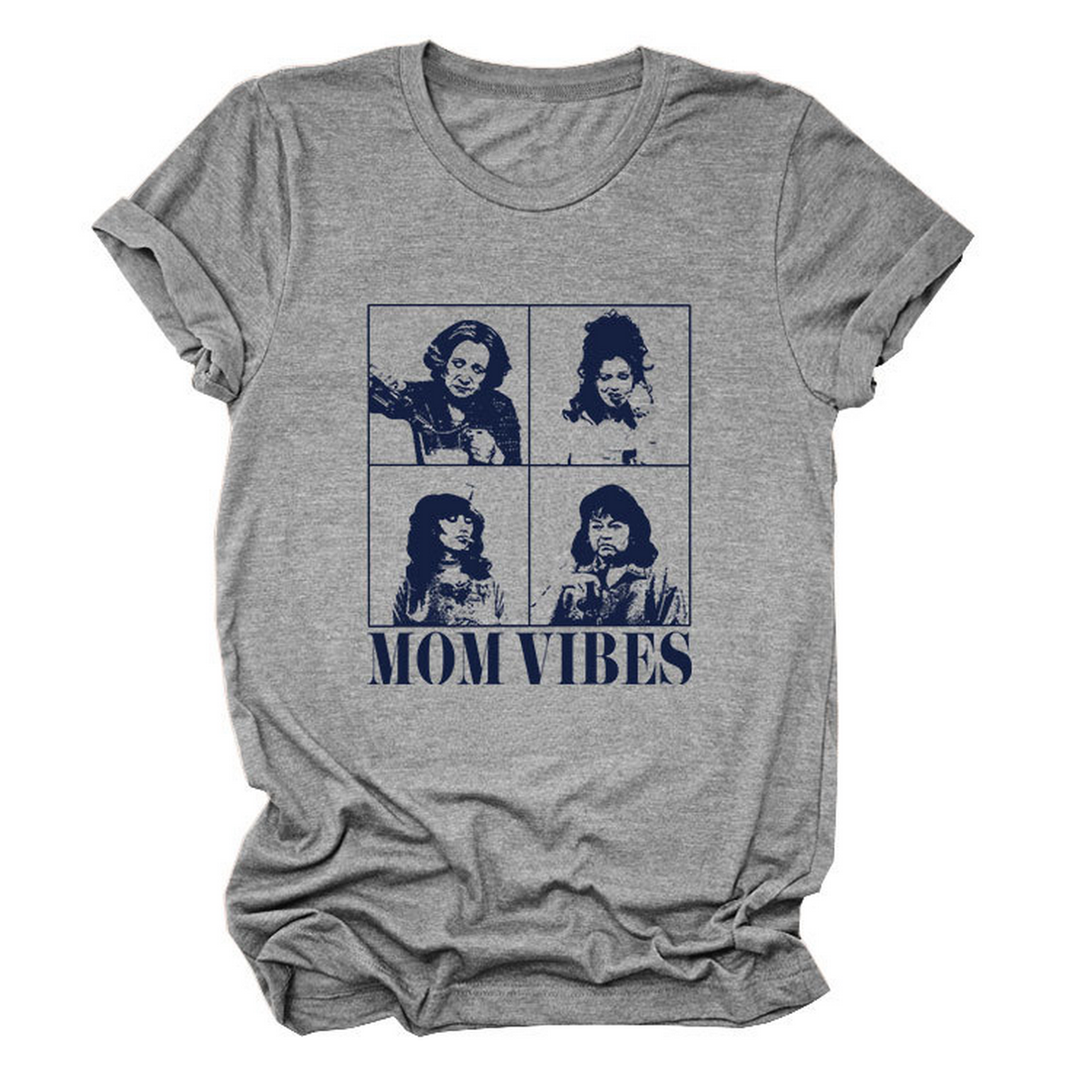 Trendy Casual Womens Crew Neck T-Shirt