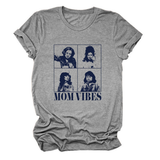 Trendy Casual Womens Crew Neck T-Shirt