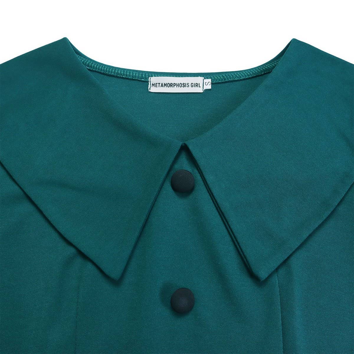 SOLID COLOR FASHIONABLE A LINE PLUS SIZE DRESS_CWDMD3670