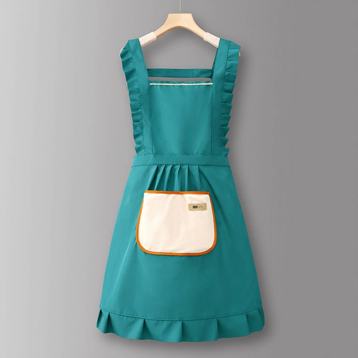 HOUNDSTOOTH SOLID COLOR WATERPROOF WORK APRON_CWMM6792