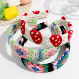 KNITTED COLOR MATCHING SWEET WIDE BRIM HEADBAND_CWAHA2241