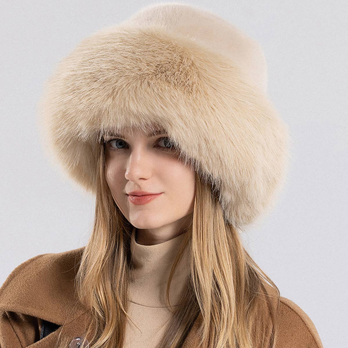 Women Fashion Warm Basin Hat Bucket Hat_Cwah0876