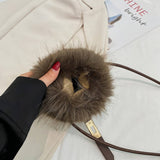 Winter Faux Fur Shoulder Crossbody Plush Bag_Cuab00740