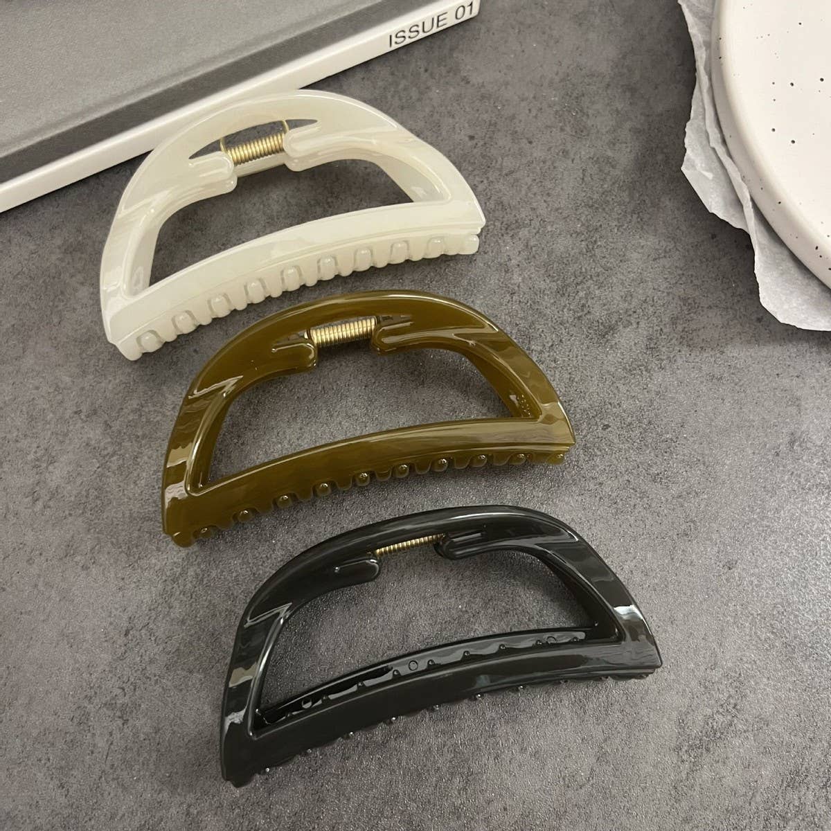 Bun Hair Claw For Wome High Ponytail Fixing Clip_Cwaha2651