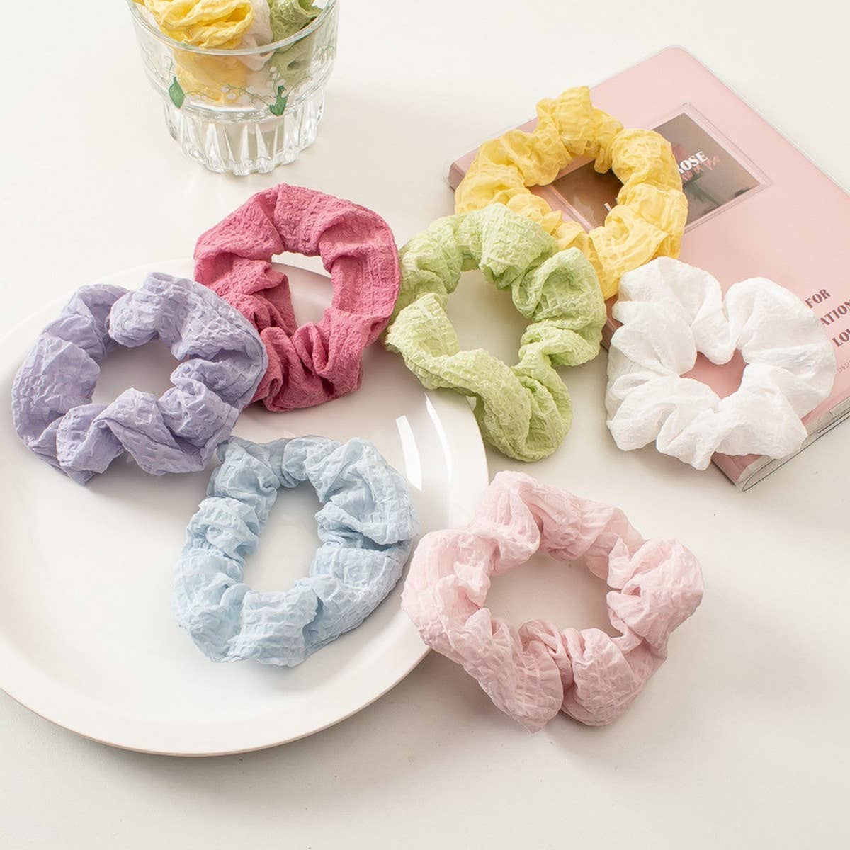 SCRUNCHIES ELASTIC HAIR BANDS_CWAHA1796