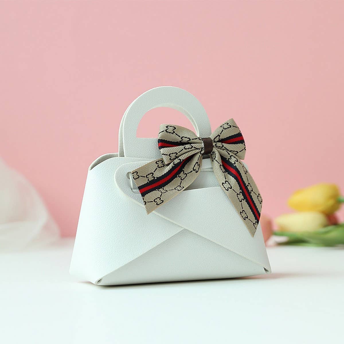 Wedding Candy Box Leather Tote Gift Bag_Cwmm10577