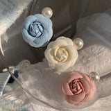 Pearl Three-Dimensional Camellia Hair Clip_Cwaha0947